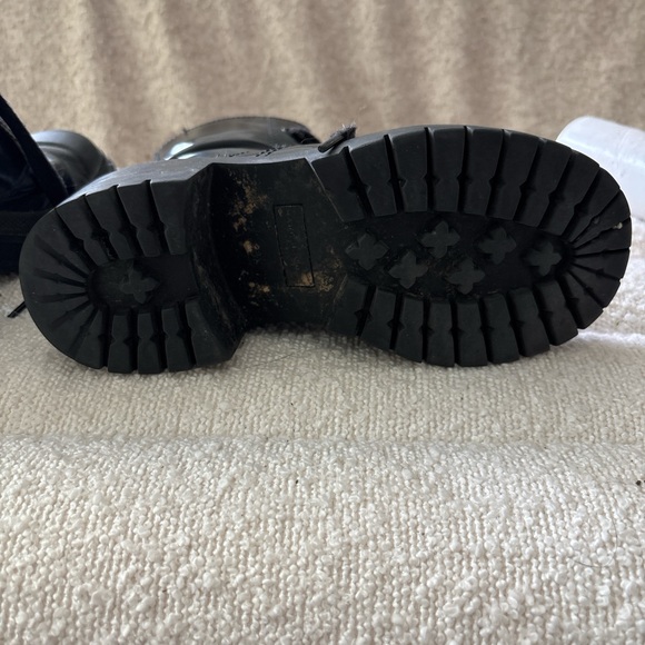 Marc Jacobs Black Leather Combat Boots | Sz 36 | Fair Condition (See photos) - Picture 6 of 8